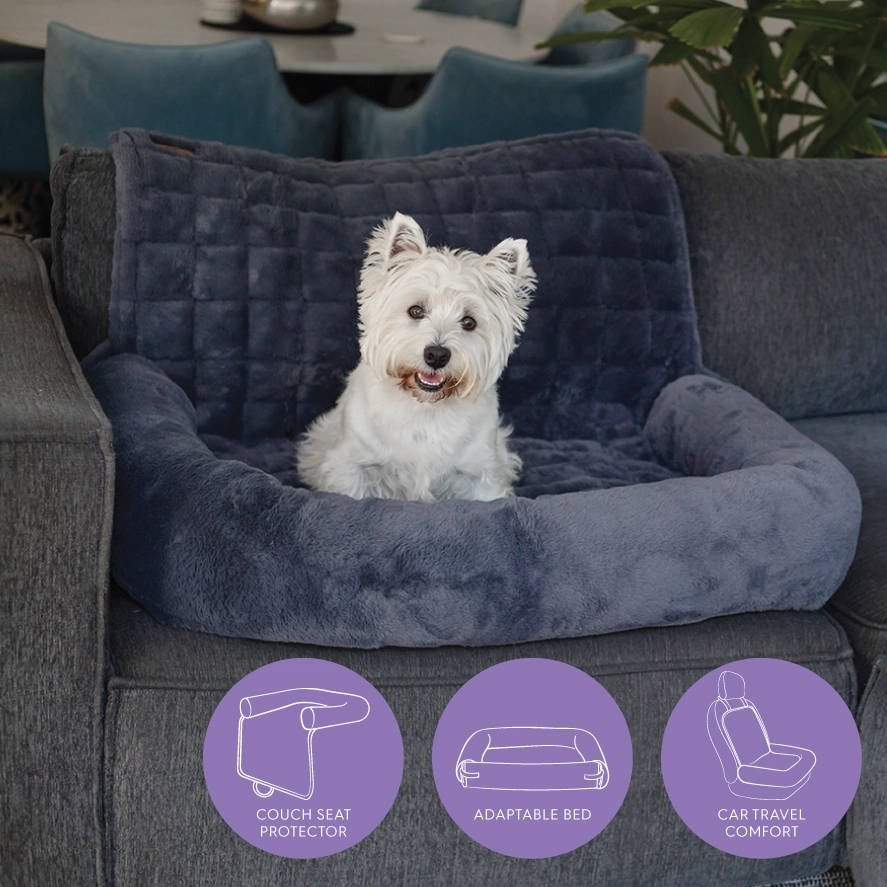3-in-1 Couch n?? Car Cover Pet Bed - Dusk