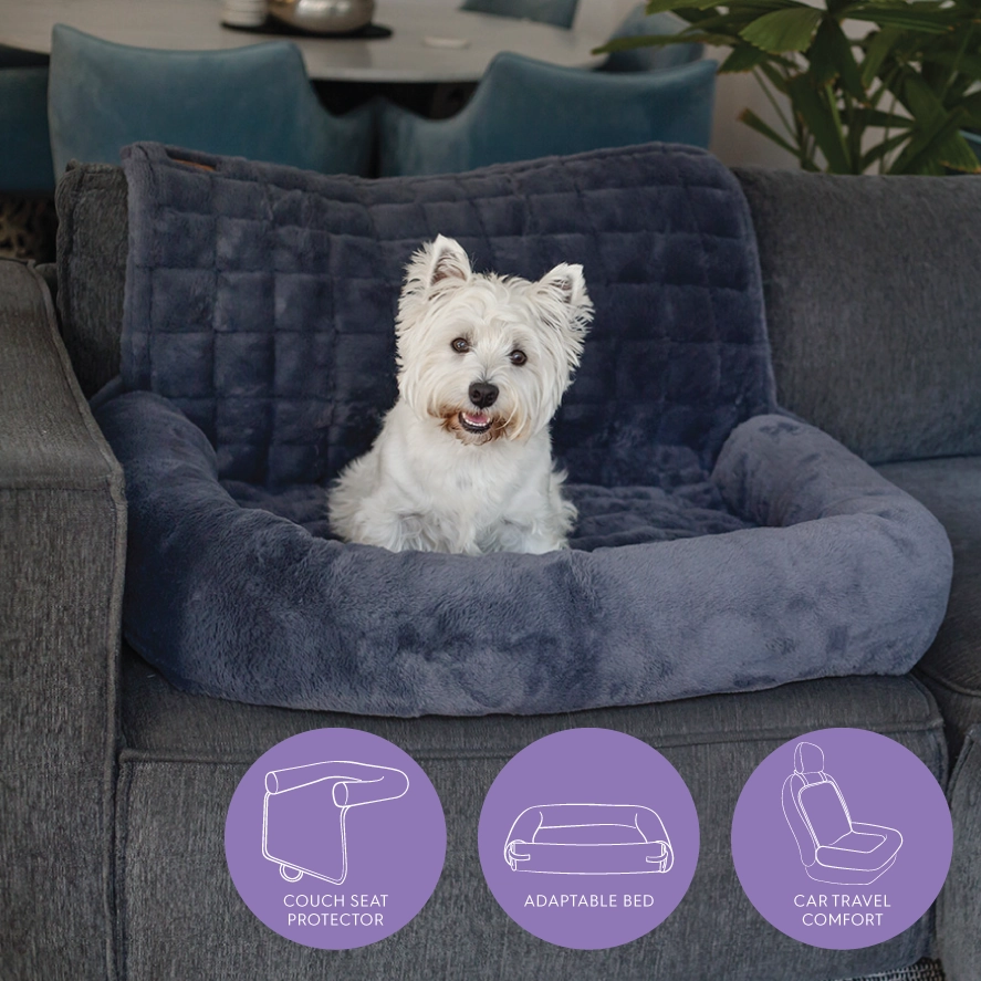 3-in-1 Couch n?? Car Cover Pet Bed - Dusk
