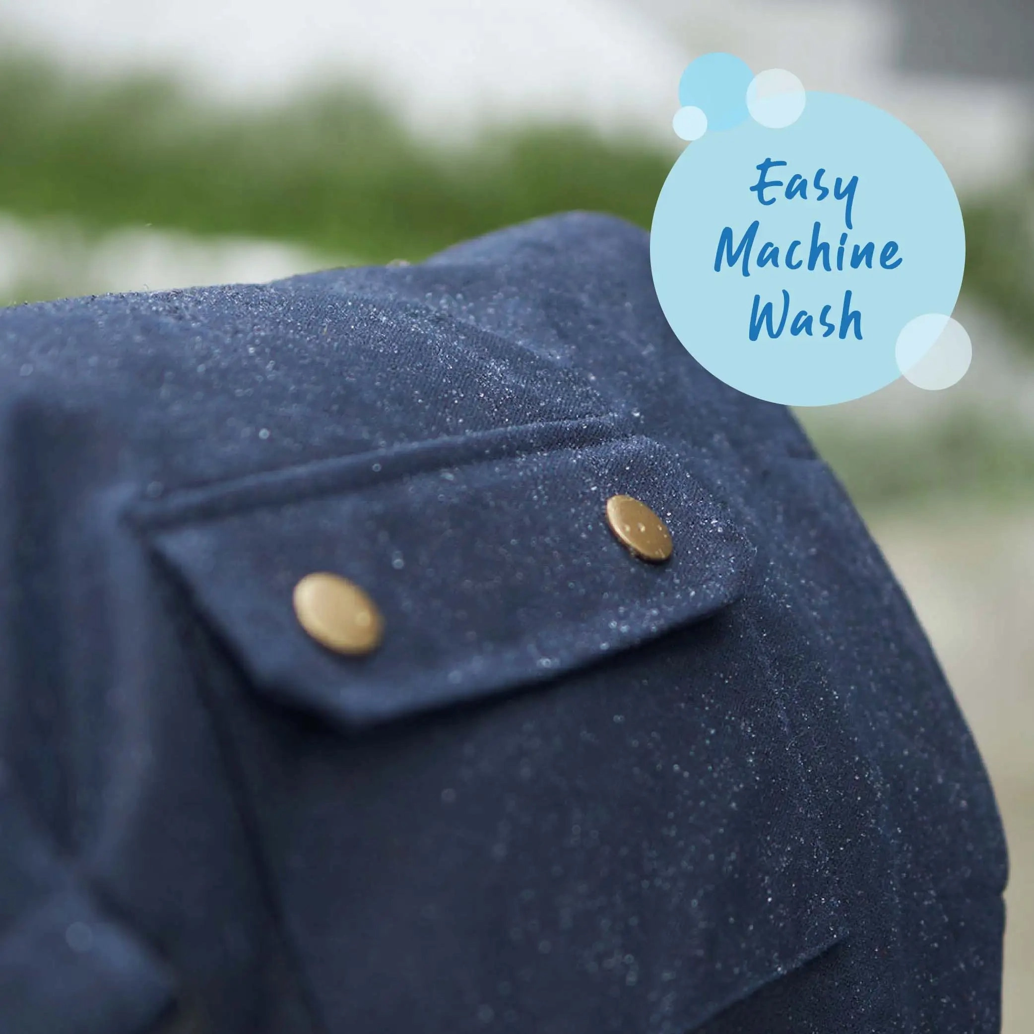 Aussie Oilskin Waterproof Dog Coat - Navy