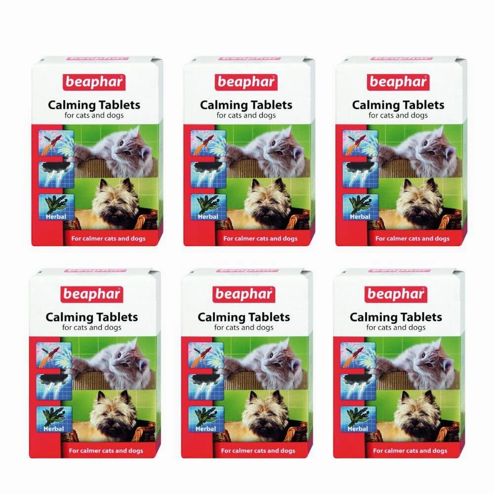 Beaphar Calming Tablets for Cats & Dogs 20 Tabs (Pack of 6)