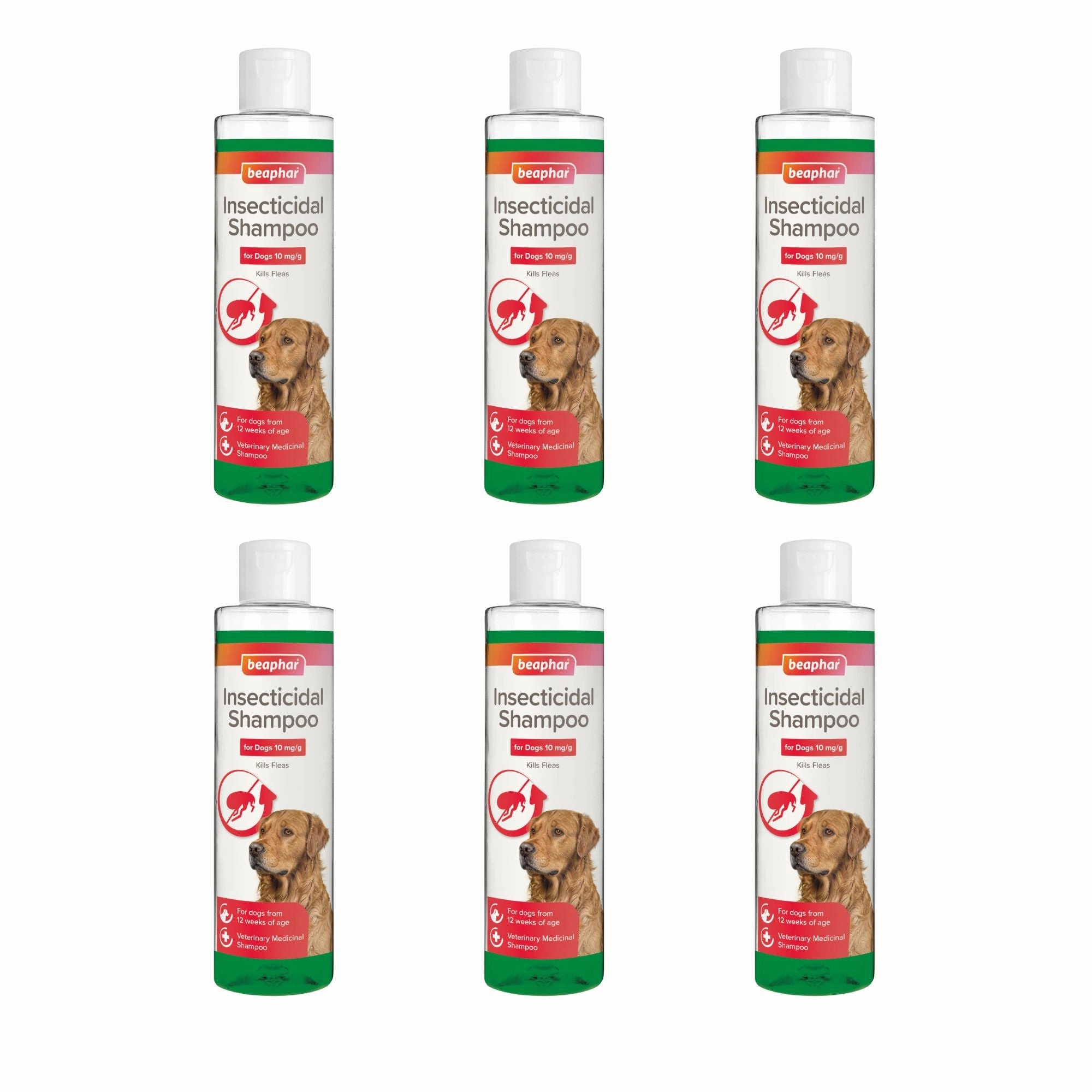 Beaphar Dog Flea Shampoo 250ml x 6