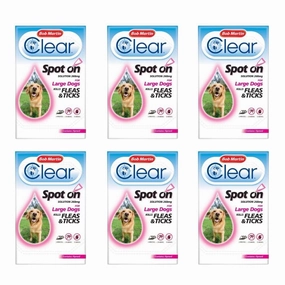 Bob Martin Clear Spot-On for Large Dogs 3 Pipettes x 6