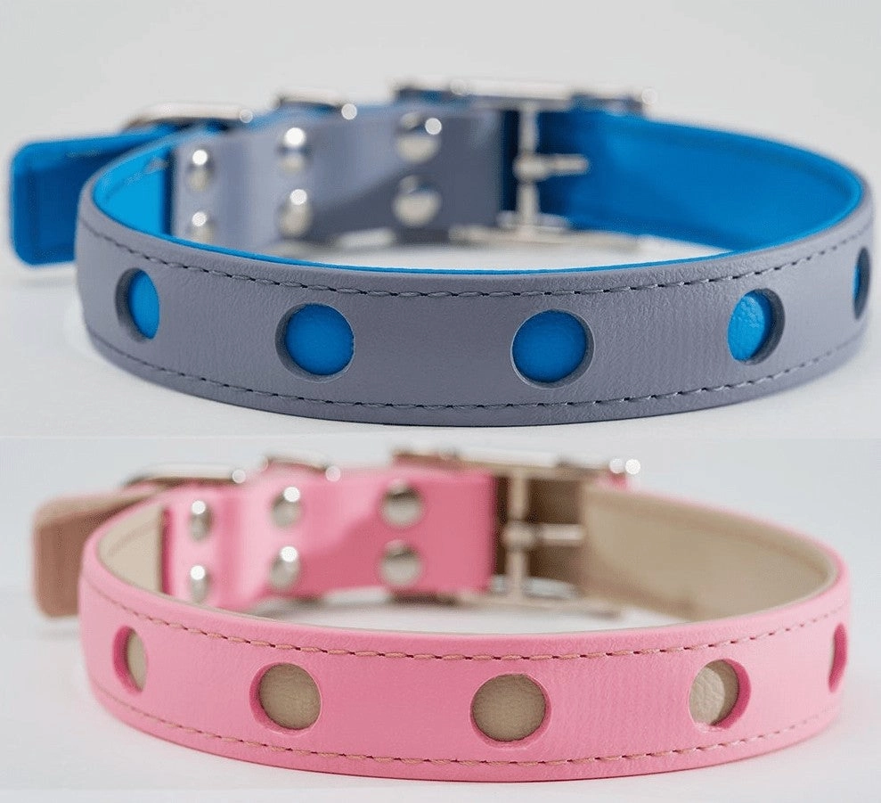 Brookenjack Luxury Waterproof Dog Collar - Layered Pattern USA Biothane