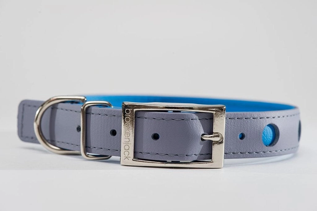 Brookenjack Luxury Waterproof Dog Collar - Layered Pattern USA Biothane