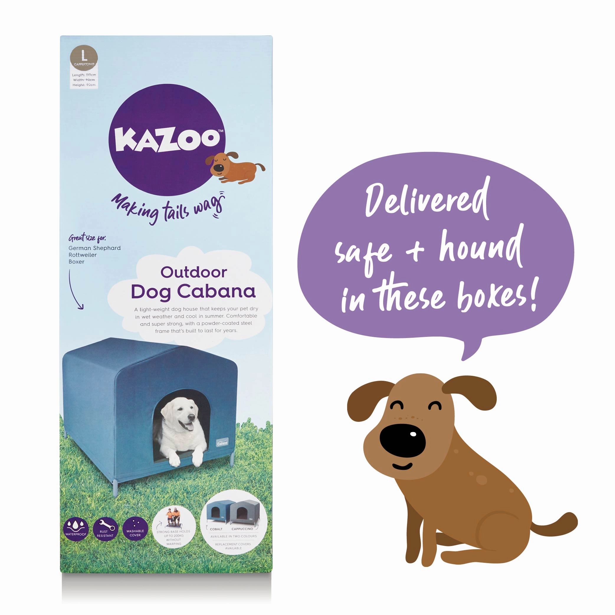 Cabana Dog House - Cappuccino