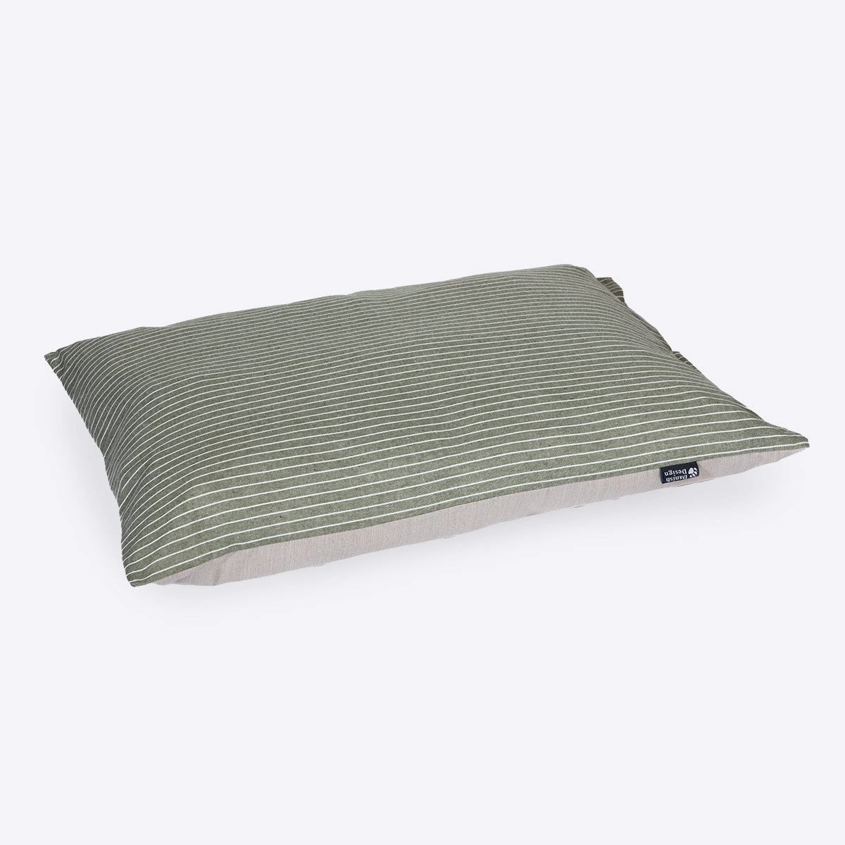 Danish Design Rustic Stripes Sage Deep Duvet Dog Bed