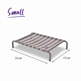 Everyday Outdoor Dog Bed - Grey & White