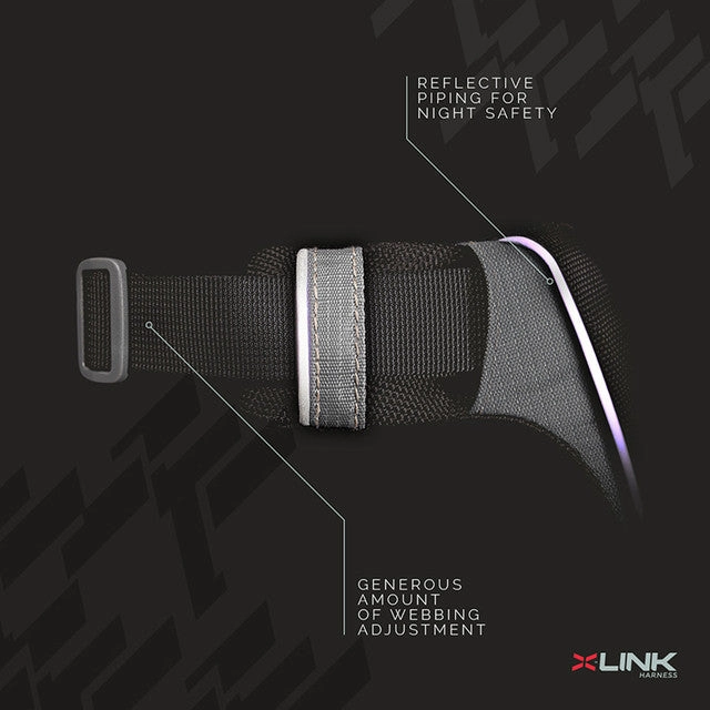 Ezydog X-Link Padded Dog Control Harness