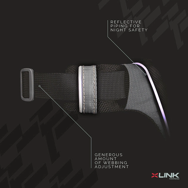Ezydog X-Link Padded Dog Control Harness