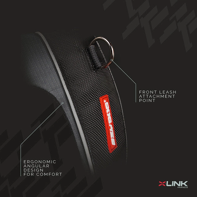 Ezydog X-Link Padded Dog Control Harness
