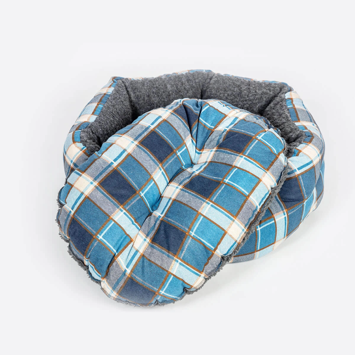 FatFace Fleece Check Deluxe Slumber Dog Bed