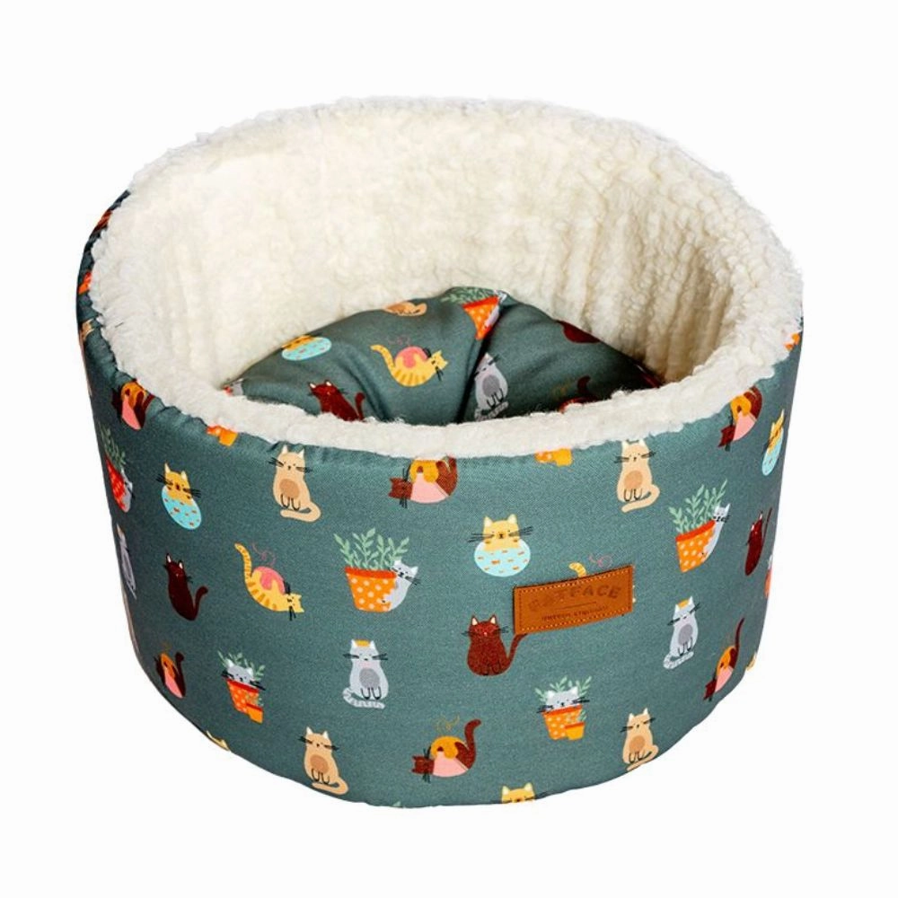 FatFace Mischievous Cats Cosy Bed
