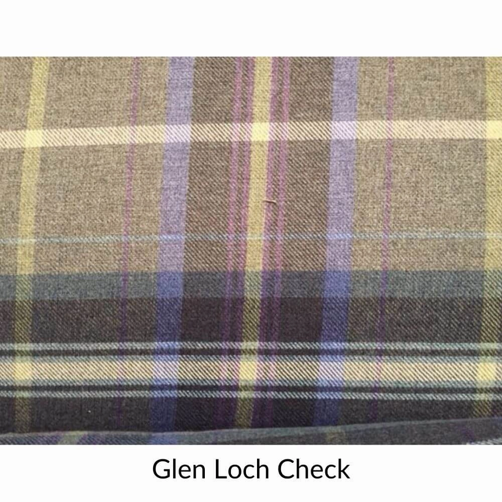 Handmade Country Check Cushion Dog Bed