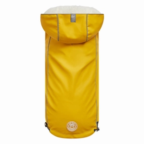 Insulated Waterproof Dog Winter Raincoat - Yellow