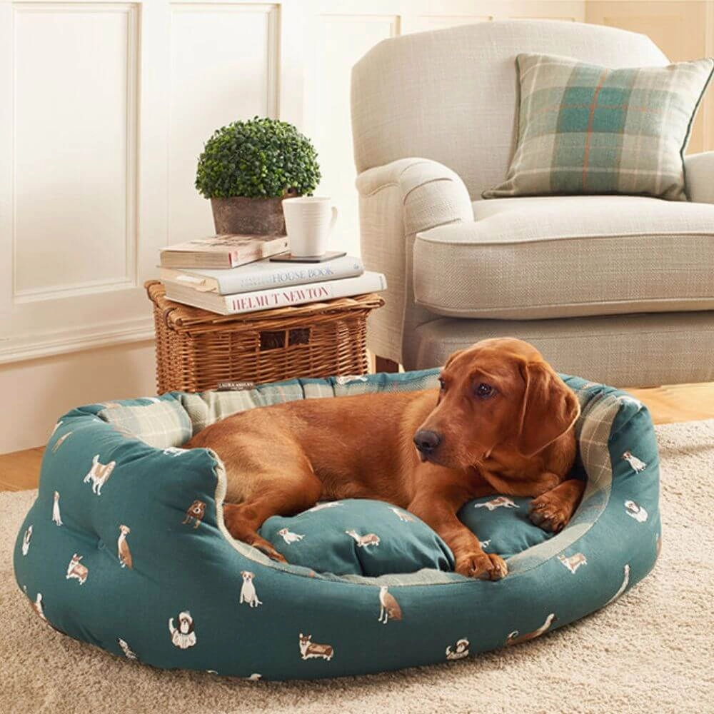 Laura Ashley Park Dogs Deluxe Slumber Dog Bed