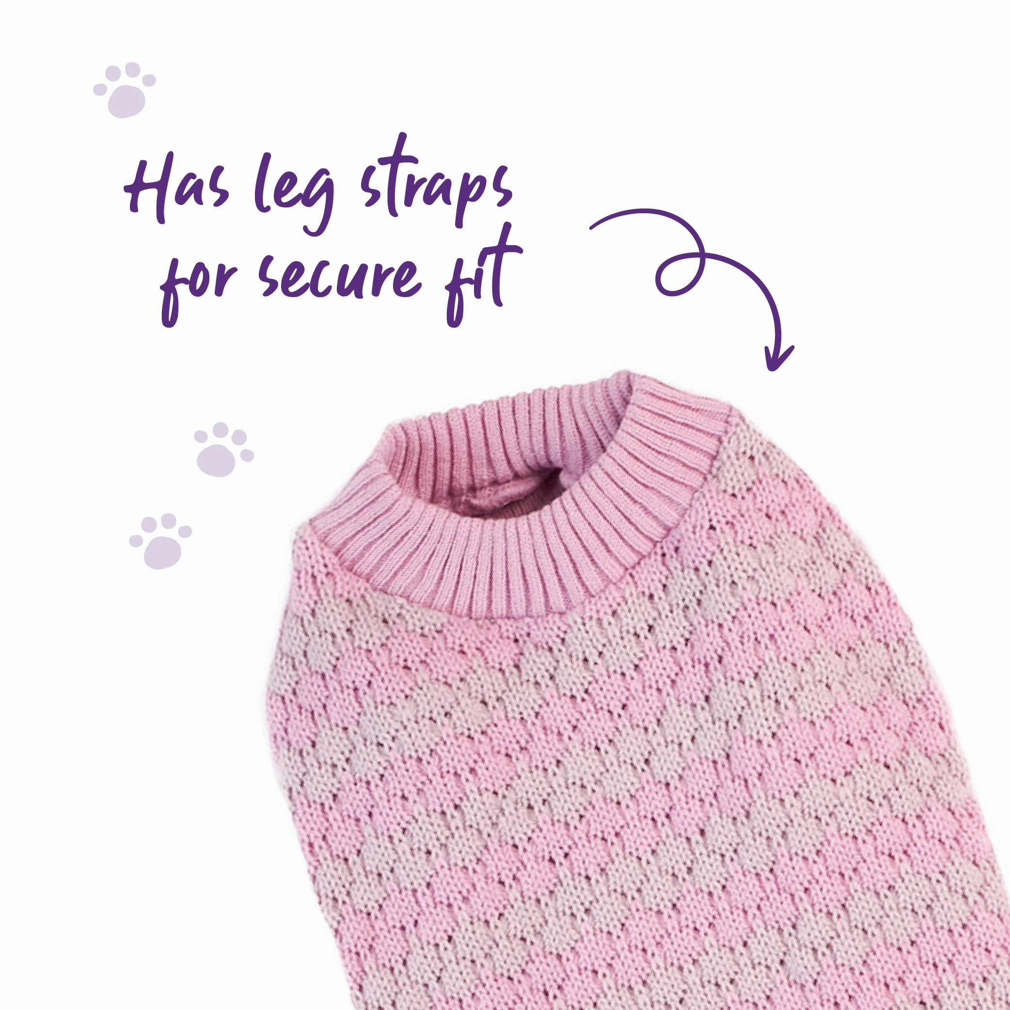 Lilac Posy Dog Jumper