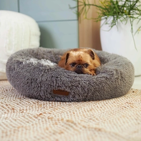 Peacock Dog Bed - Mud
