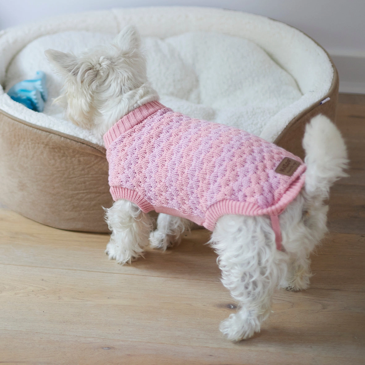 Pink Posy Dog Jumper