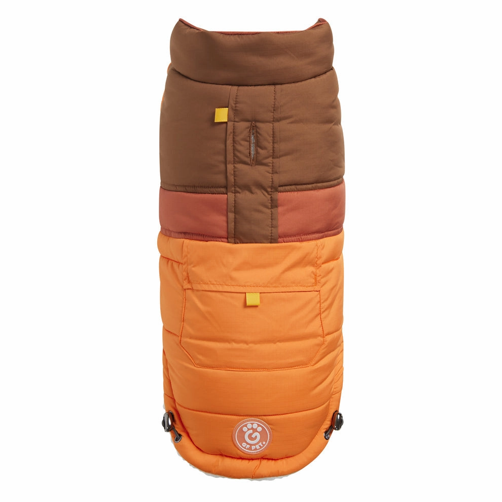 Retro Puffer Dog Coats - Sherpa Lined Water Resistant Dog Coat