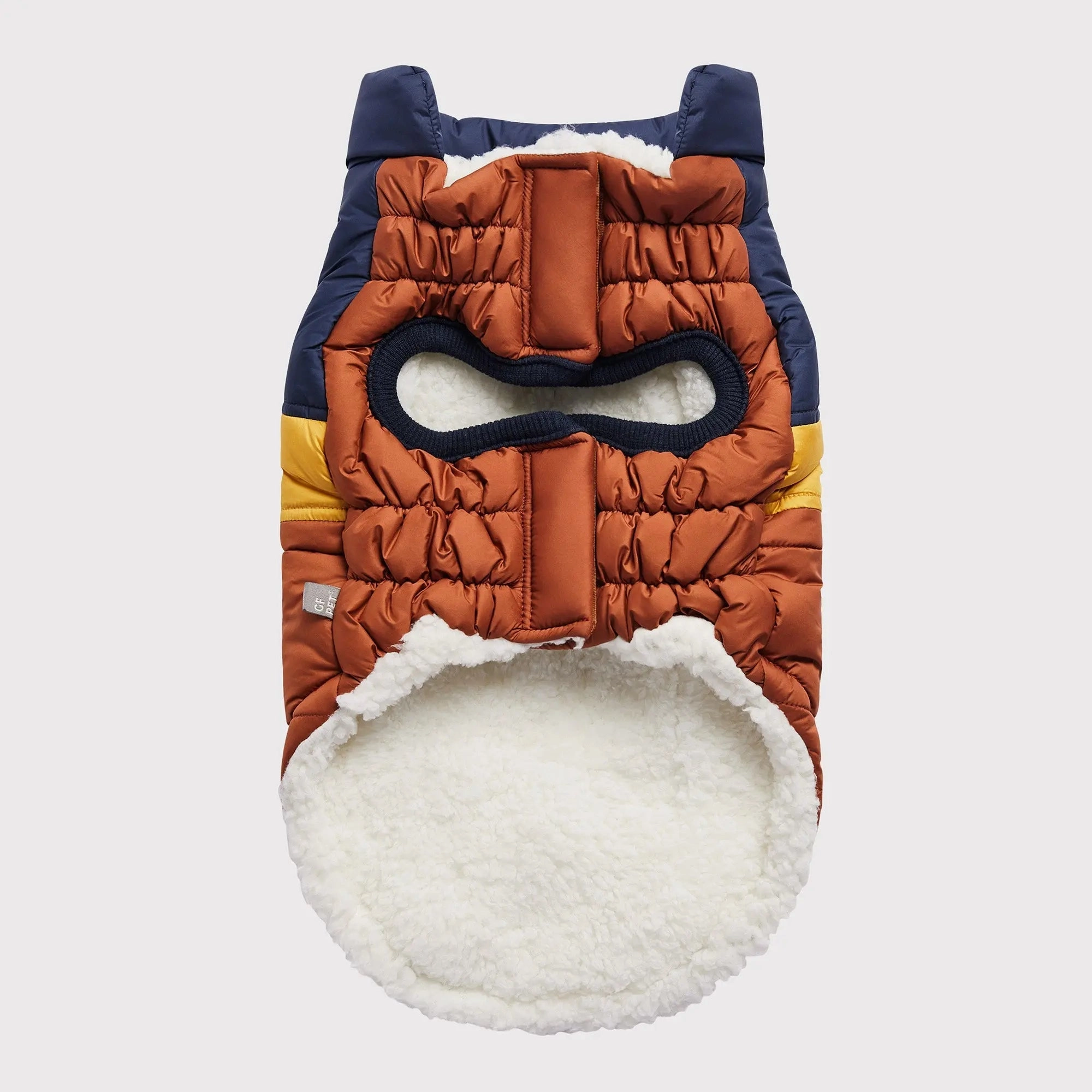 Retro Puffer Dog Coats - Sherpa Lined Water Resistant Dog Coat