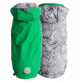 Reversible Elasto-Fit Raincoat - Green 2XL (Customer Return)