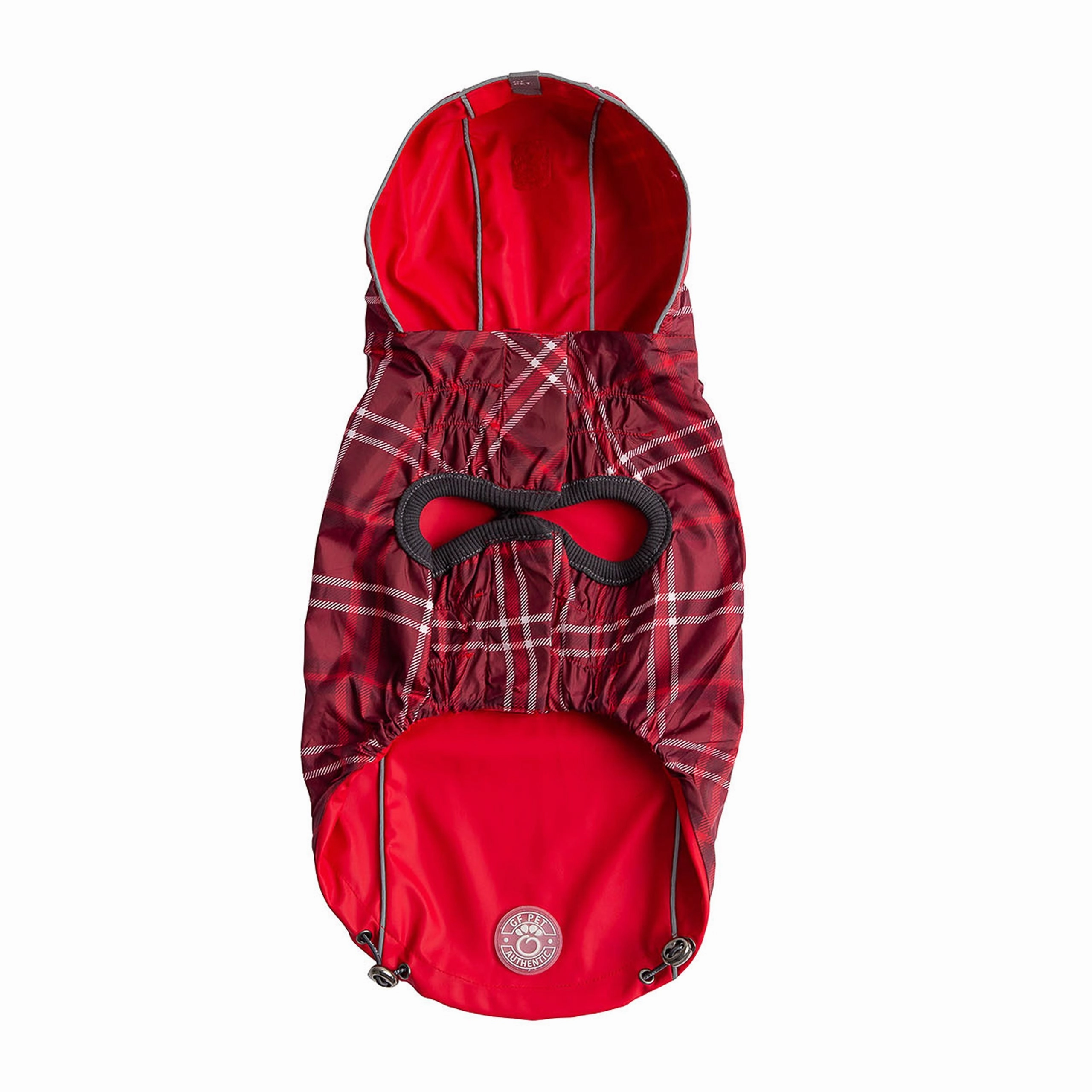 Reversible Elasto-Fit Raincoat - Red