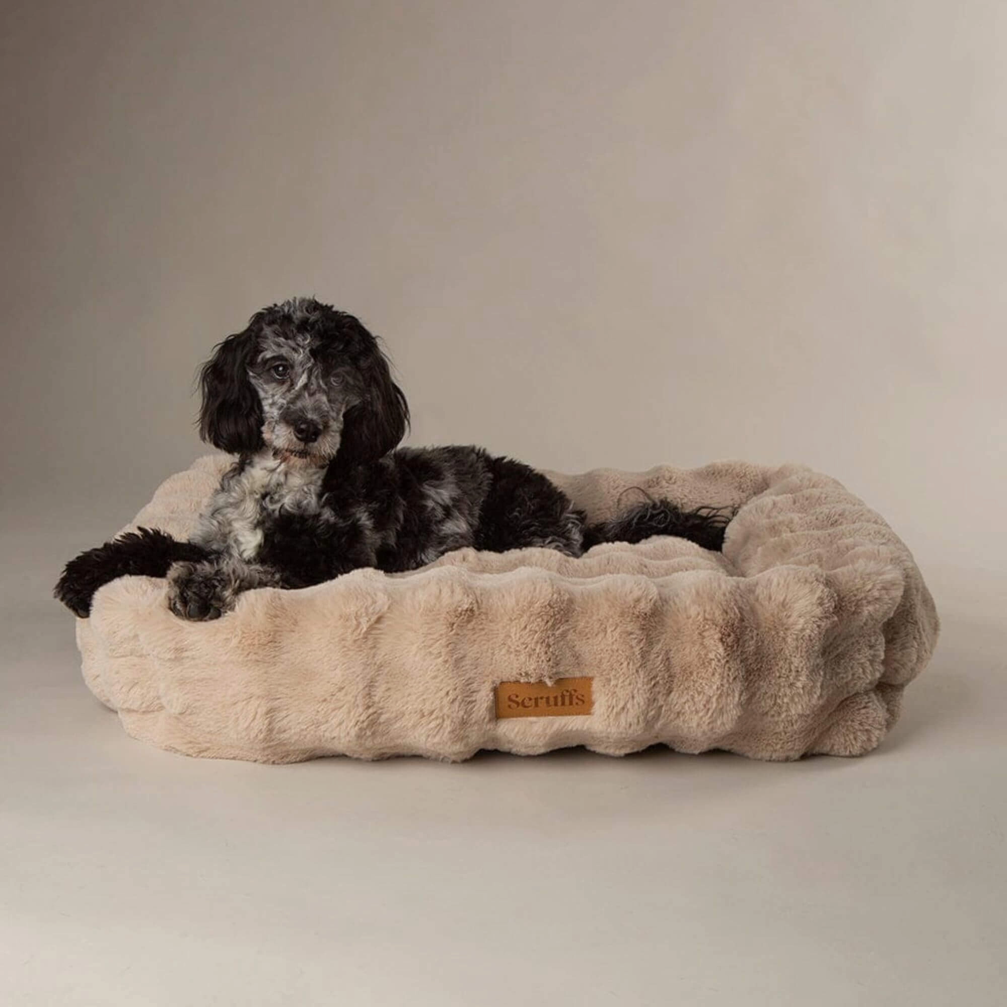 Scruffs Alpine Faux Fur Box Bed for Dogs